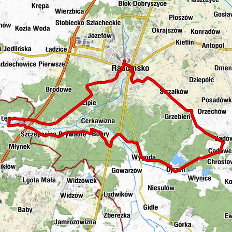 Radomsko - kościół pw. bł. Karoliny Kózkówny - kościół pw. Nawiedzenia Najświętszej Maryi Panny - Kościół pw. Najświętszej Maryi Panny Królowej Polski