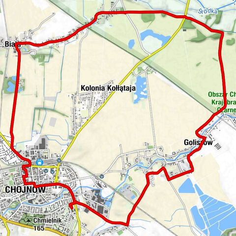 Chojnów - Goliszów - Kościół pw. Przemienienia Pańskiego - Biała