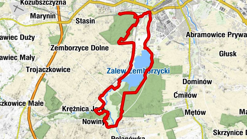 Zemborzyce - Kościół pw. Świętego Marcina w Lublinie - Bar Pod Pstrągiem - Stare Miasto