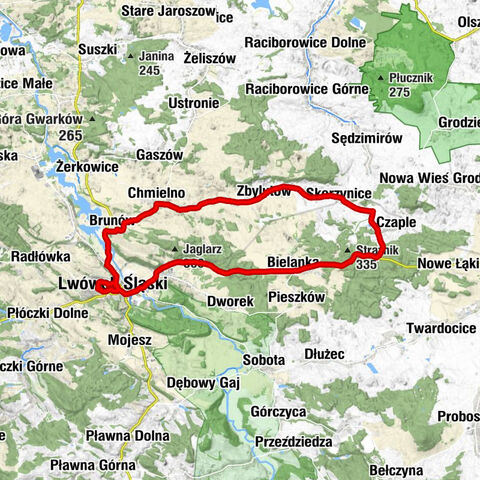 Kapliczna Góra - Kaplica Matki Boskiej Fatimskiej - Kościół Wniebowzięcia Najświętszej Maryi Panny - Choiniec