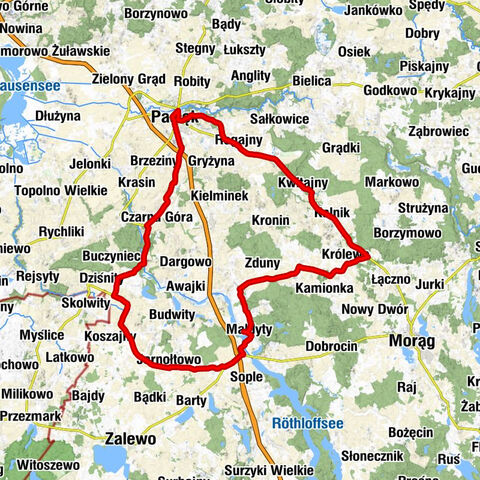 Małdyty - Kościół pw. Chrystusa Króla - Kościół ewangelicki Świętego Jerzego - Kościół parafialny pw. Świętych Piotra i Pawła