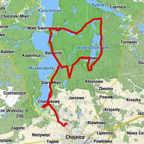 Chojnice - Karolewo - 4F sklep - Kościół pw. Matki Boskiej Częstochowskiej