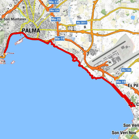 Ses Cadenes - Cova des Bufador o de sa Gata - la Roqueta - Palma