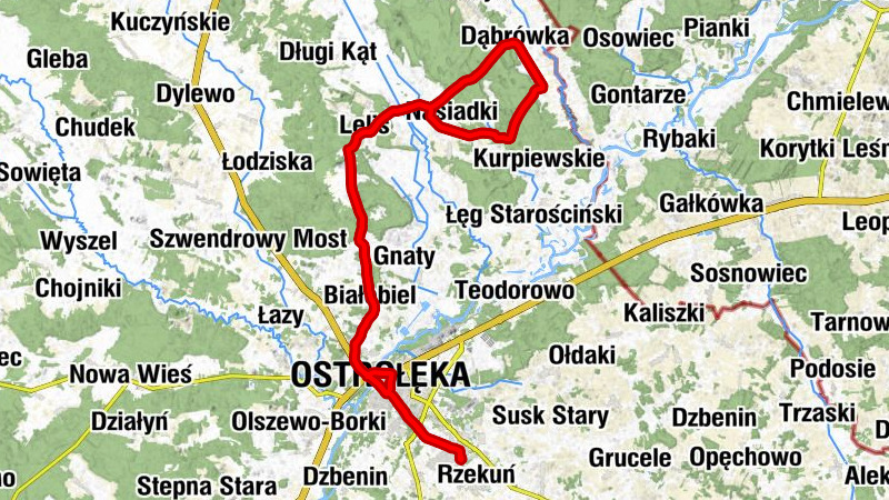 Ostrołęka - Kościół pw. Świętej Anny - Kaplica objawień Matki Bożej - Grota Zmartwychwstania