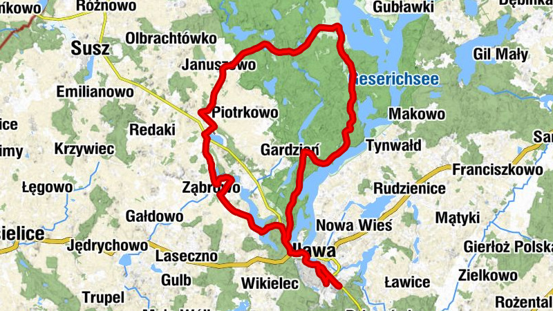 Iława Główna - Gajerek - Iława - Kaplica pw. Świętego Maksymiliana Marii Kolbe