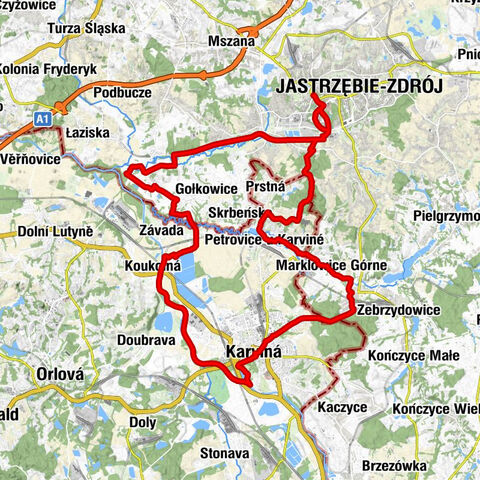 Jastrzębie-Zdrój - Kostel Nanebevstoupení Páně - Kostel sv. Marka - Kostel Povýšení sv. Kříže