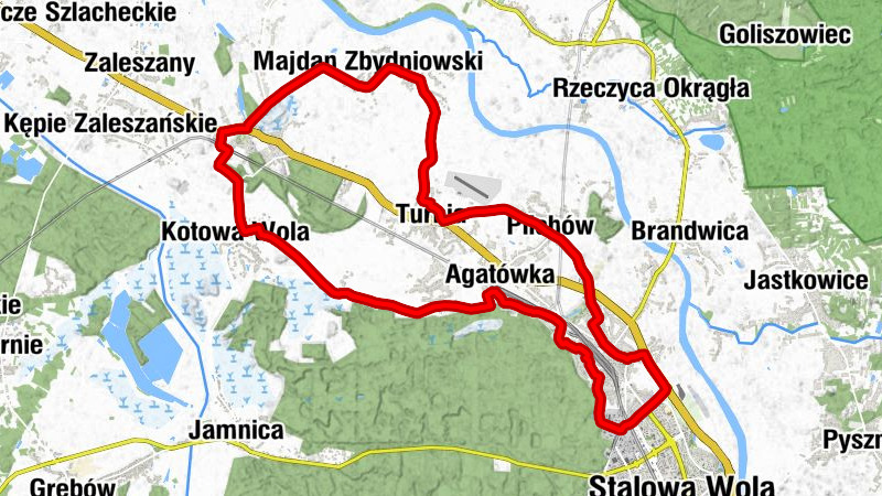 Zbydniów - Folwark - Stara Wieś - Stalowa Wola