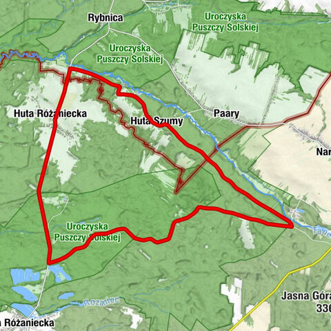 Kościół pw. Chrystusa Króla w Hucie Różanieckiej - Korkosze - Huta Szumy - Huta Różaniecka