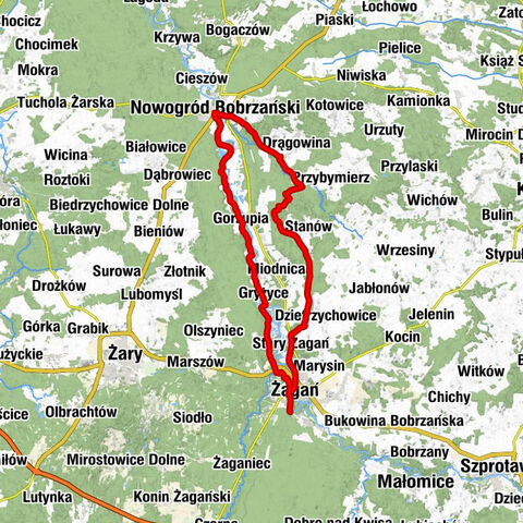 Żagań - Kościół pw. Najświętszej Maryi Panny Królowej Polski - Nowogród Bobrzański