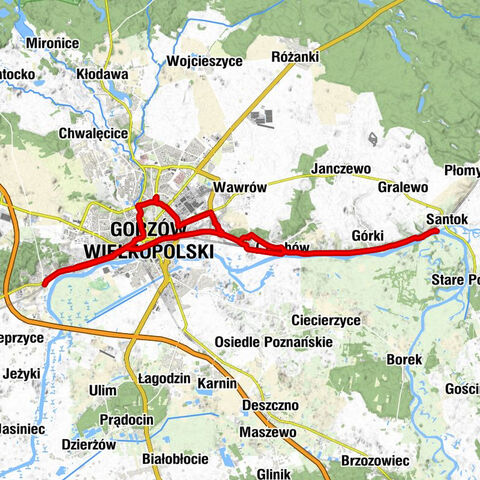 Słoneczne - Katedra Wniebowzięcia NMP w Gorzowie Wielkopolskim - Kościół pw. Podwyższenia Krzyża Świętego - Cerkiew Narodzenia Najświętszej Maryi Panny