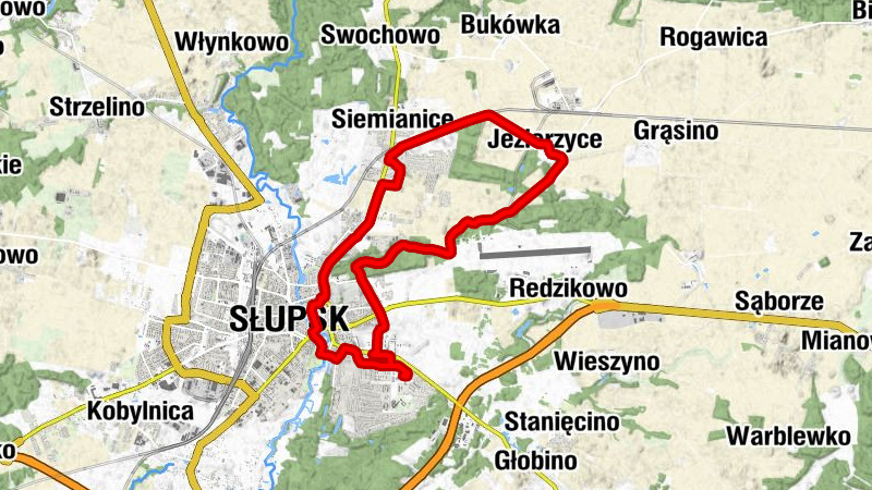 Osiedle Bohaterów Westerplatte - Słupsk - Osiedle Słowińskie - Jezierzyce