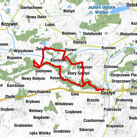 Gostyń - Żelazno - Daleszyn