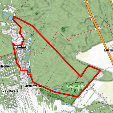 powiat zgierski - Jedlicze A - Komorniki - Zgierz