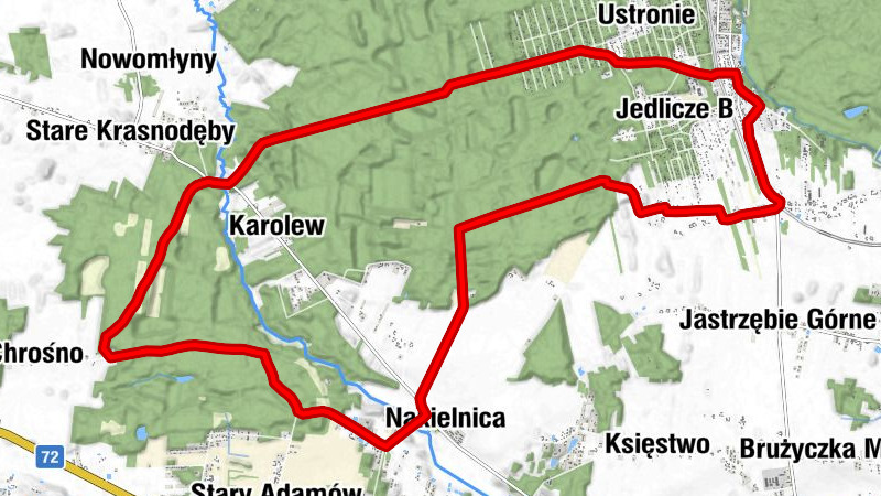 powiat zgierski - Nakielnica - Bugaj - Kobiałka