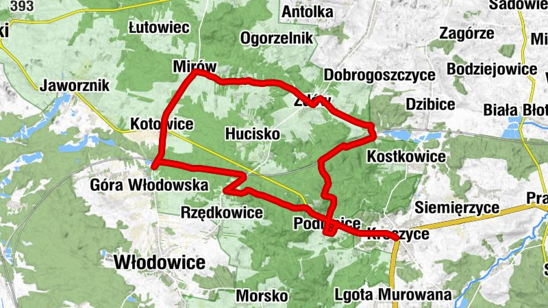 Kościół pw. Świętego Jacka i Świętej Marii Magdaleny w Kroczycach - Szlachecki Dwór - Kaplica Mirów - Kościół Najświętszej Maryi Panny Różańcowej