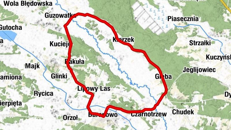 Baranowo - Gleba - Kierzek - Nadlesie