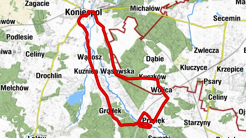 Gródek - Kresy - Wąsosz - Koniecpol