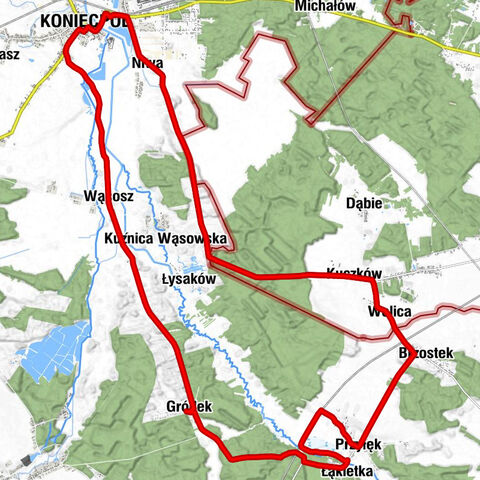 Gródek - Kresy - Wąsosz - Koniecpol