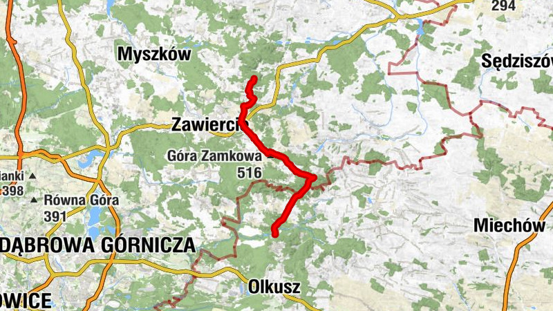 Klucze-Osada - Przełajka - Kościół pw. Najświętszego Serca Pana Jezusa - Zawiercie