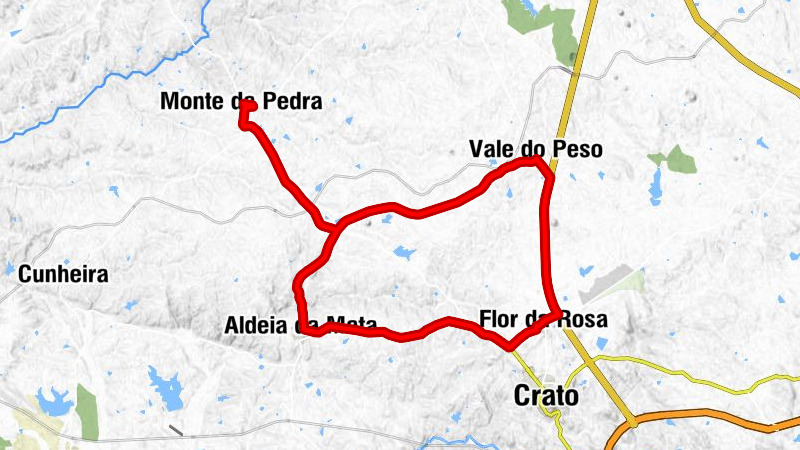 Monte da Pedra - Bairro de Santo António - Aldeia da Mata - Flor da Rosa