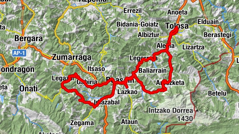 Tolosa - San Juan Bautista eliza - Atagoiti - Aztiria