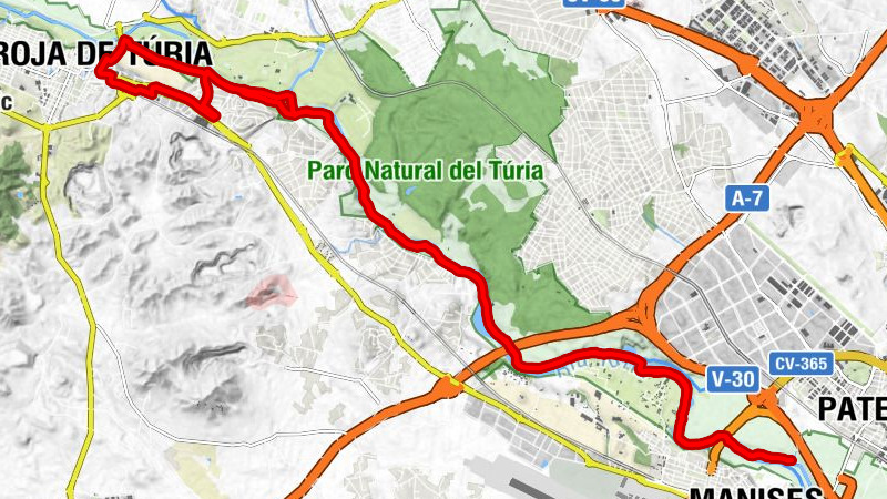 Riba-roja de Túria - Manises - Quart de Poblet