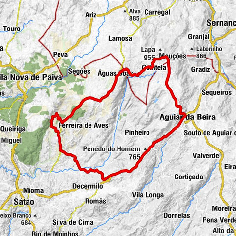 Águas Boas e Forles - Miradouro - Nª Sª da Lapa - Nossa Senhora da Lapa - Casfreires