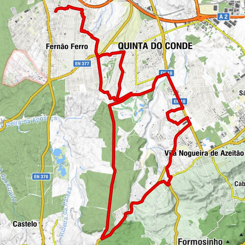 Laranjeiras - Redondos - Brejos de Azeitão - Pinhal de Negreiros