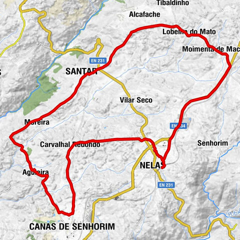 Nelas - Moimenta de Maceira Dão - Santar - Canas de Senhorim
