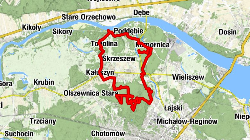 Bar Leśny - Komornica - Poddębie - Legionowo