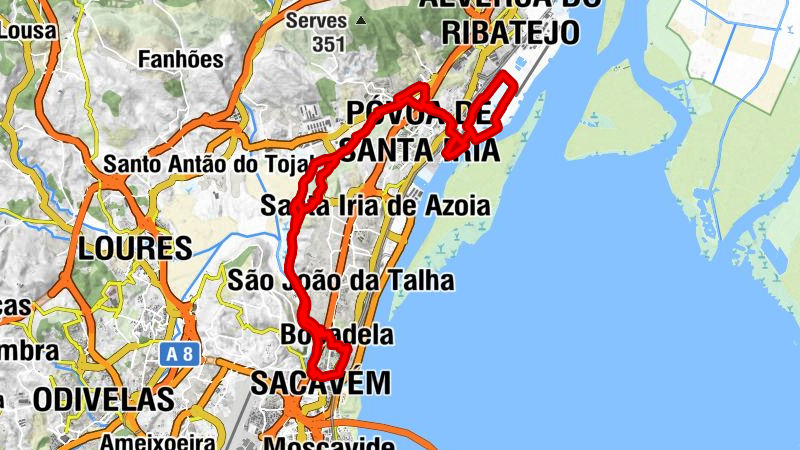 Sacavém - Vialonga - Forte da Casa - Bobadela