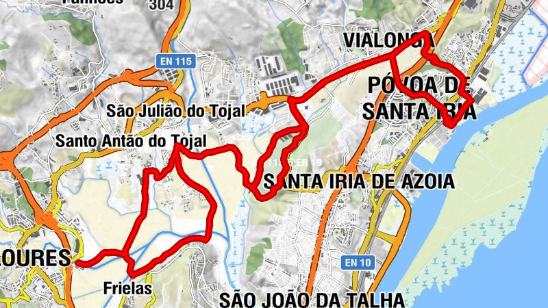 Póvoa de Santa Iria - Vialonga - Loures - Alverca do Ribatejo