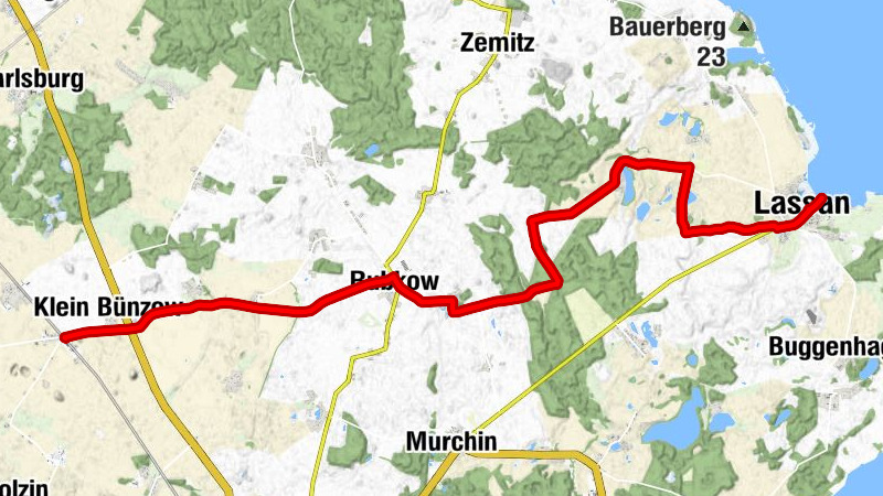 Klein Bünzow - Dorfkirche - Sankt Johannis - Ackerbürgerei