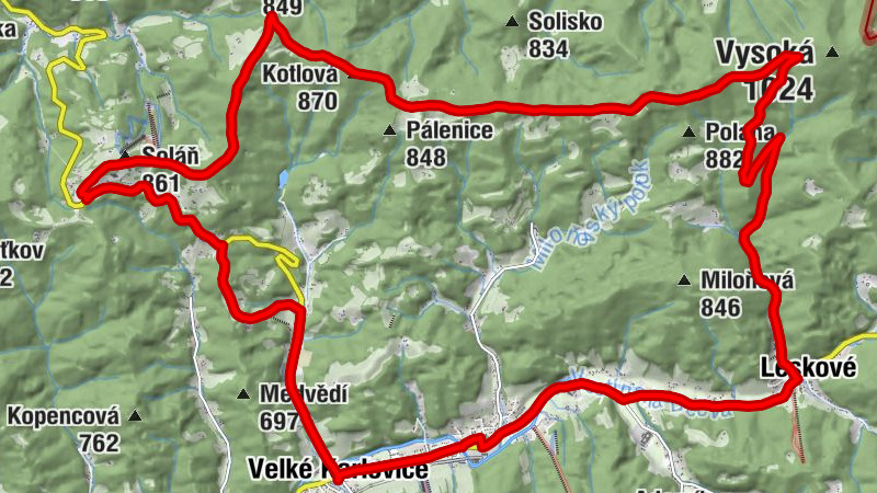 U Muzea - Kotlová - Gigula - Soláň