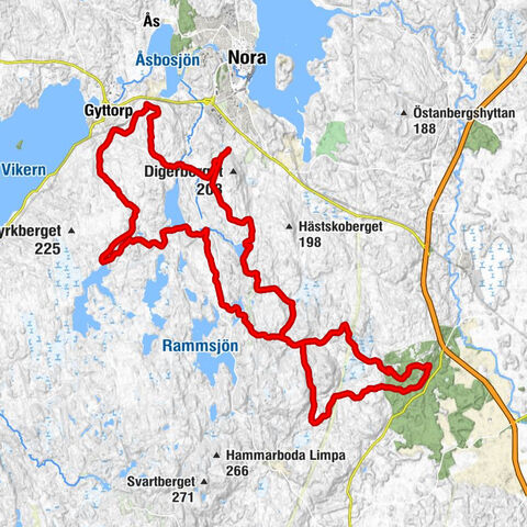 Nora kommun - Rökarr Stugan - Hålahult - Gamla Pershyttan