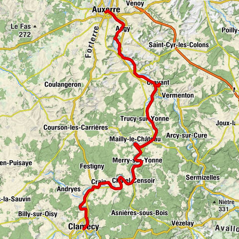 Clamecy - Église Saint-Martin - Église Saint-Étienne - Centre-Ville