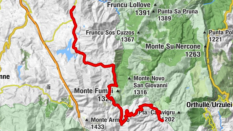 Orgòsolo/Orgosolo - Montes - Janna e Ventu