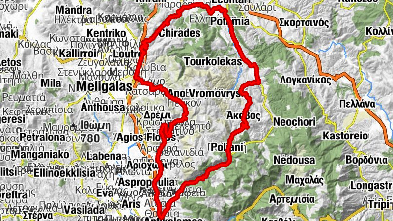 Θουρία - Σπήλαιο Αγίων Αναργύρων - Άγιος Δημήτριος - Εκκλησάκι