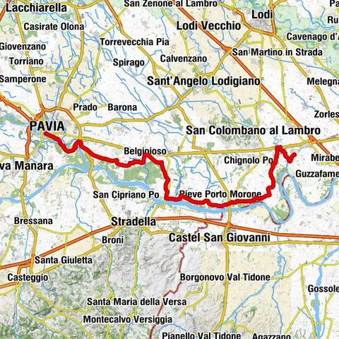 Pavia - San Leonardo Confessore - San Giacomo della Cerreta - Orio Litta