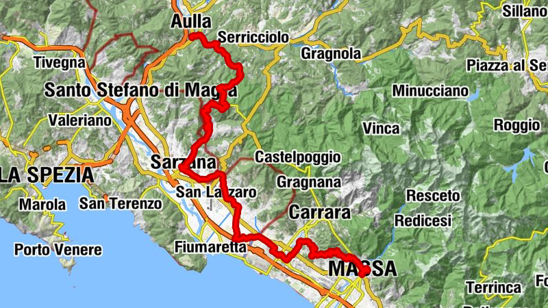 Abbazia di San Caprasio - Pieve di San Vitale - Chiesa di San Sebastiano - Massa