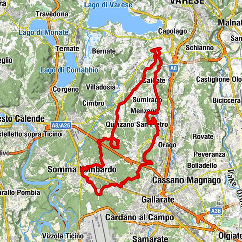 Somma Lombardo - Chiesa della Beata Vergine Assunta - Chiesa di San Siro - Santuario della Madonna della Ghianda