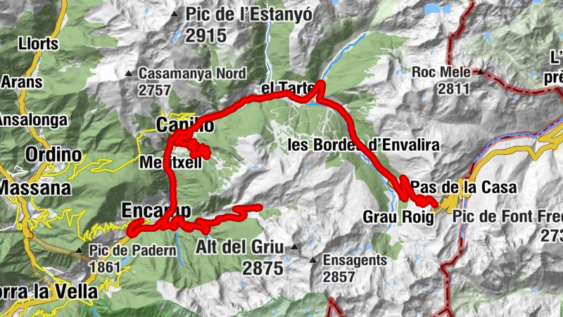Sant Marc i Santa Maria - Sant Bartomeu de Soldeu - Santa Creu de Canillo - Capella de Sant Jaume dels Cortals
