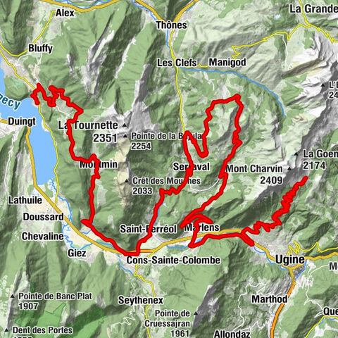 Talloires - Église Saint-Ferréol - Église Saint-Maurice - Refuge du Col de L'Arpettaz