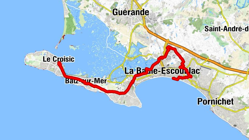 Le Croisic - Mont Esprit - Église Saint-Guénolé - La Baule-Escoublac