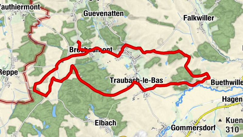 Église Saint-Aloyse-de-Gonzague - Bréchaumont - Chapelle Saint-Fridolin - Chapelle Notre-Dame-de-Bellefontaine