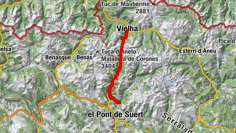 Vielha - Refugi Espitau de Vielha (closed/tancat) - Sant Martí - Villa Maria