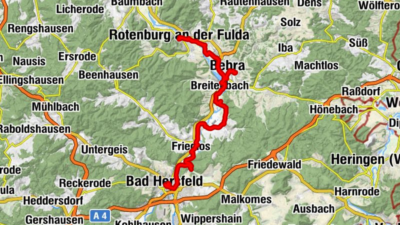 Bad Hersfeld - Efes Grill - Dorfschänke - Jakobikirche - Rotenburg an der Fulda
