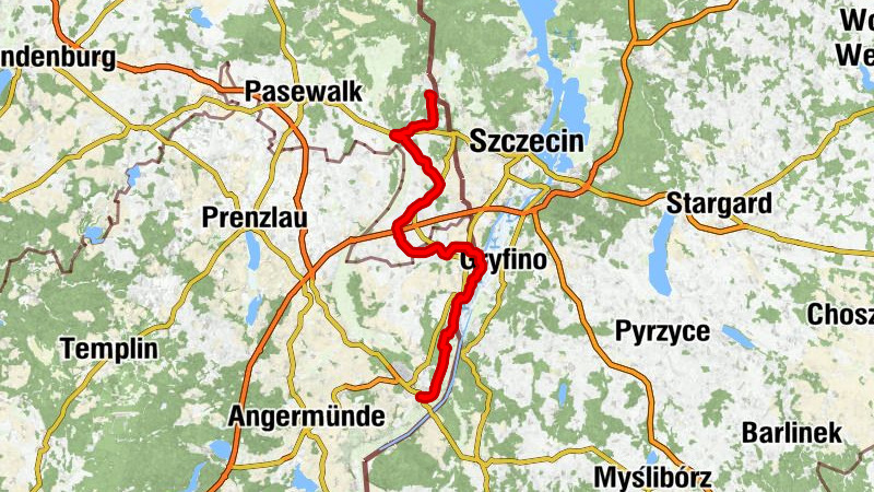 Schwedt - Gartz (Oder) - Dorfkirche Mescherin - Blankensee