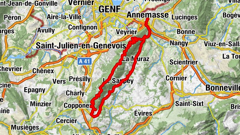 Annemasse - Église Saint-André - Chapelle Saint-Georges - Église Saint-Martin