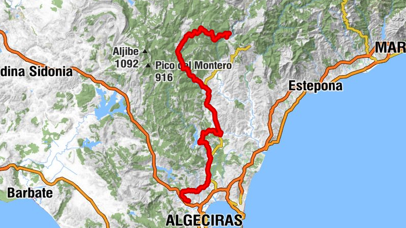 San Isidro - Puerto del Cardo - Gaucin